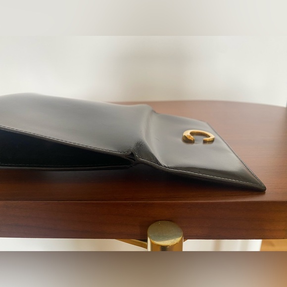 Cartier Black Leather and Gold Panthere Trifold Wallet - Picture 7 of 15